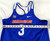 2018 Boise State Broncos #3 Game Used Blue Jersey 60 P Beach Volleyball L 947