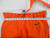 Miami Hurricanes #68 Game Used Orange Pants Football 40 841
