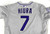 2025 Colorado Rockies Keston Hiura #7 Game Issued Grey Jersey 44 894