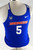 2018 Boise State Broncos #7 Game Used Blue Jersey 60 P Beach Volleyball M 945