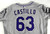 2025 Colorado Rockies Diego Castillo #63 Game Issued Grey Jersey 48 919