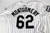 2025 Colorado Rockies Benny Montgomery #62 Game Issued White Jersey 46 936