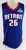 2024-25 Detroit Pistons Zakai Zeigler #26 Game Issued P Used Navy Jersey SL 8