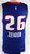 2024-25 Detroit Pistons Zakai Zeigler #26 Game Issued P Used Navy Jersey SL 8