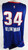 2024-25 Detroit Pistons Bobi Klintman #34 Game Issued P Used Navy Jersey SL 4