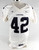 2003 Virginia Cavaliers #42 Game Used White Jersey Football NP R L 703