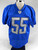 2019 Detroit Lions #55 Game Used Blue Practice Jersey 48 325