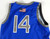 2023-24 Air Force Falcons #14 Game Issued Pos Used Blue Jersey Basketball M 026