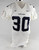 2002-03 Virginia Cavaliers #30 Game Used White Jersey Football NP R M 707