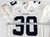 2002-03 Virginia Cavaliers #30 Game Used White Jersey Football NP R M 707