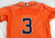 2013-17 Houston Astros #3 Game Used Orange Jersey NP Rem 44 059