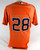 2013-17 Houston Astros #28 Game Used Orange Jersey NP Rem 46 061