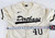 2018 Long Beach State Dirtbags #40 Game Used Cream Jersey Baseball L 835