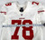 2016 San Francisco 49ers Smith #78 Game Issued White Jersey 46 178