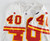 1994 Kansas City Chiefs Bracy Walker #40 Game Issued White Jersey 75th P 44 107