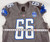 2023 Detroit Lions Matt Farniok #66 Game Issued Grey Jersey 90 Patch Color Rush