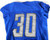 2016 Detroit Lions Asa Jackson #30 Game Used Blue Practice Jersey 46 300