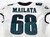2017 Philadelphia Eagles Jordan Mailata #68 Game Used White Jersey 50 DP71296