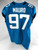 2020 Jacksonville Jaguars Josh Mauro #97 Game Issued Blue Jersey 44 DP74335