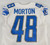 2023 Detroit Lions Zach Morton #48 Game Issued White Jersey 90th Patch 42+4 990