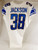 2023 Detroit Lions Justin Jackson #38 Game Issued White Jersey 90th Patch 42 999