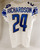 2023 Detroit Lions Colby Richardson #24 Game Issued White Jersey 90th Patch 40 3