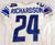 2023 Detroit Lions Colby Richardson #24 Game Issued White Jersey 90th Patch 40 3