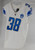 2023 Detroit Lions Isaac Darkangelo #38 Game Issued White Jersey 90th Patch 40 9