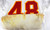 1994 Kansas City Chiefs Darrell Fullington #48 Game Issued White Jersey 75th P 1
