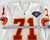 1994 Kansas City Chiefs Greg Kragen #71 Game Issued White Jersey 75th P 48 4