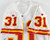 1994 Kansas City Chiefs Randall #31 Game Issued White Jersey 75th Patch 42 100