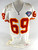 1994 Kansas City Chiefs #69 Game Issued White Jersey 75th Patch 48 076