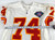 1994 Kansas City Chiefs Derrick Graham #74 Game Issued White Jersey 75th P 48 8