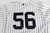 2017 New York Yankees Tony Pena #56 Game Used White Jersey ST Opening Day 44 318