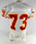 1994 Kansas City Chiefs #73 Game Issued White Jersey 75th Patch 46 077