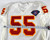 1994 Kansas City Chiefs #55 Game Issued White Jersey 75th Patch 48 081