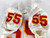 1994 Kansas City Chiefs #55 Game Issued White Jersey 75th Patch 48 081
