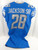2019 Detroit Lions Mike Jackson Sr #28 Game Issued Blue Jersey 42 DP62735