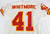 1994 Kansas City Chiefs Dave Whitmore #41 Game Issued White Jersey 75th P 42 106