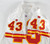 1994 Kansas City Chiefs #43 Game Issued White Jersey 75th Patch 44 103
