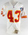 1994 Kansas City Chiefs Shaumbe Wright-Fair #43 Game Issued White Jersey 75 P 4