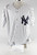 2018 New York Yankees Chance Adams #43 Game Used White Jersey ST Opening Day 2