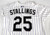 2025 Colorado Rockies Jacob Stallings #25 Game Issued White Jersey 46 941