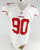 2012 San Francisco 49ers Isaac Sopoaga #90 Game Issued White Jersey 46 367