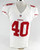 2015 San Francisco 49ers #40 Game Issued White Jersey 42 369
