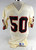 1984-85 Houston Gamblers Ricky Young #50 Game Used White Jersey USFL 48 633