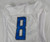 2017 Detroit Lions �Brad Kaaya� #8 Game Issued White Practice Jersey 46 227