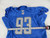 2014 Detroit Lions George Johnson #93 Game Issued Blue Practice Jersey  50 230