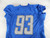 2014 Detroit Lions George Johnson #93 Game Issued Blue Practice Jersey  50 230