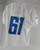 Detroit Lions #61 Game Issued White Practice Jersey  232